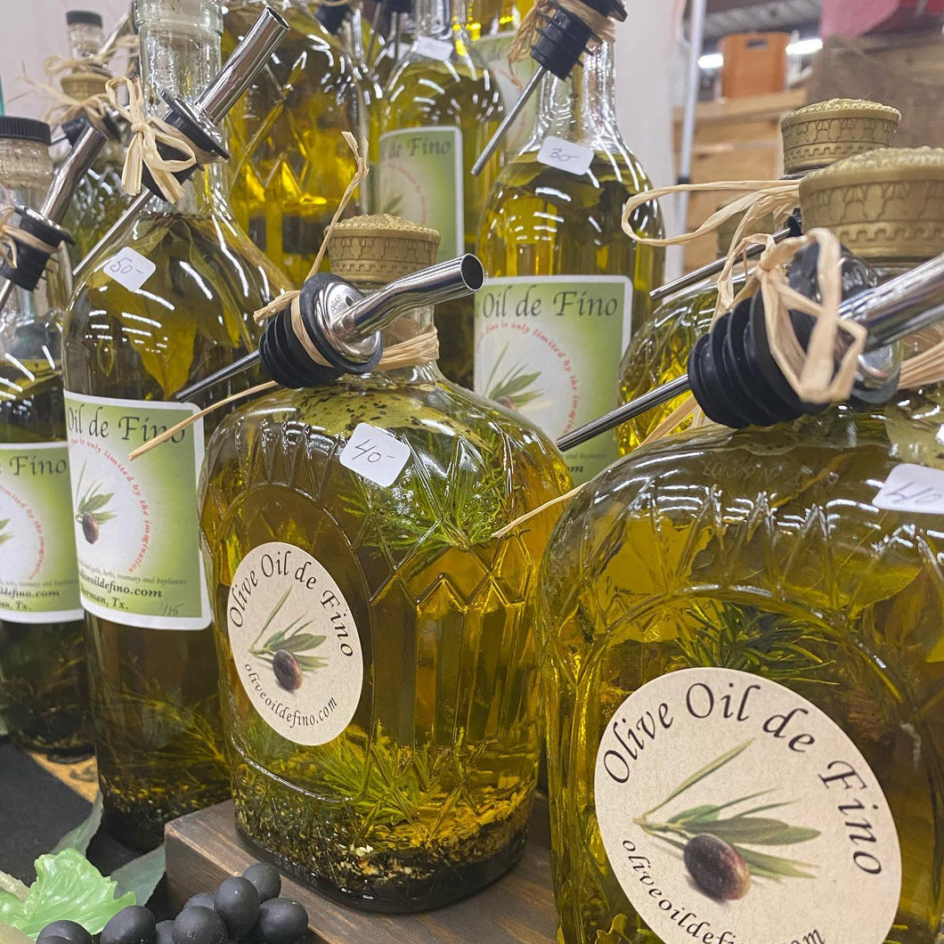 750ML Recycled Crown Bottle oliveoildefino